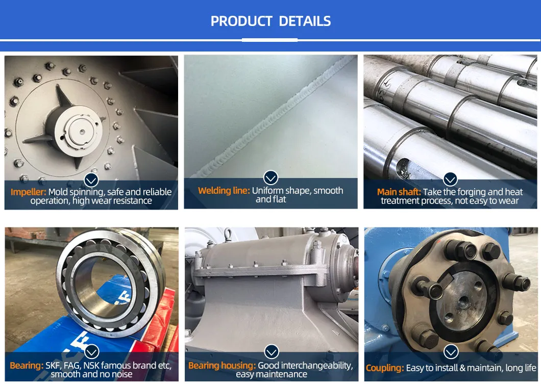 سلسلة 5-12 كهربائية فرن القوس تصفية غاز العادم مروحة طرد مركزي مروحة مدفوعة 1